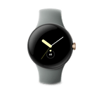 Google Pixel Watch LTE – Android Smartwatch with Activity & Heart Rate Tracking – Champagne Gold Stainless Steel Case with Hazel Band